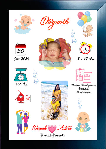 BABY MILDSTONE PHOTO FRAME